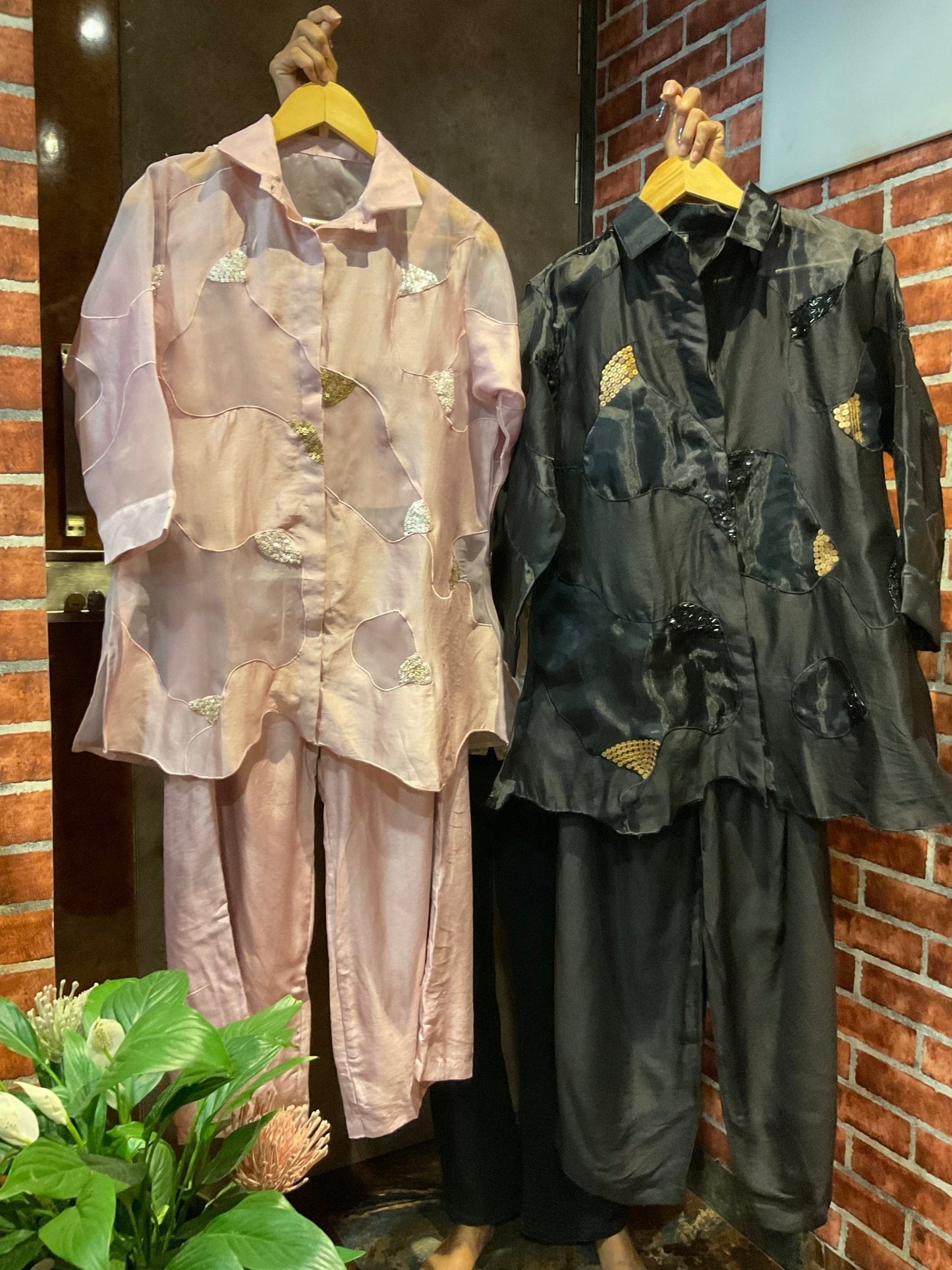 Classic Organza Co-ord Set(3 weeks dispatch time ,plus size available)