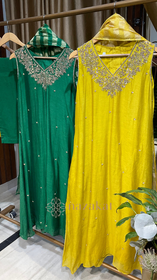Mehreen Mul Chanderi Suit Set