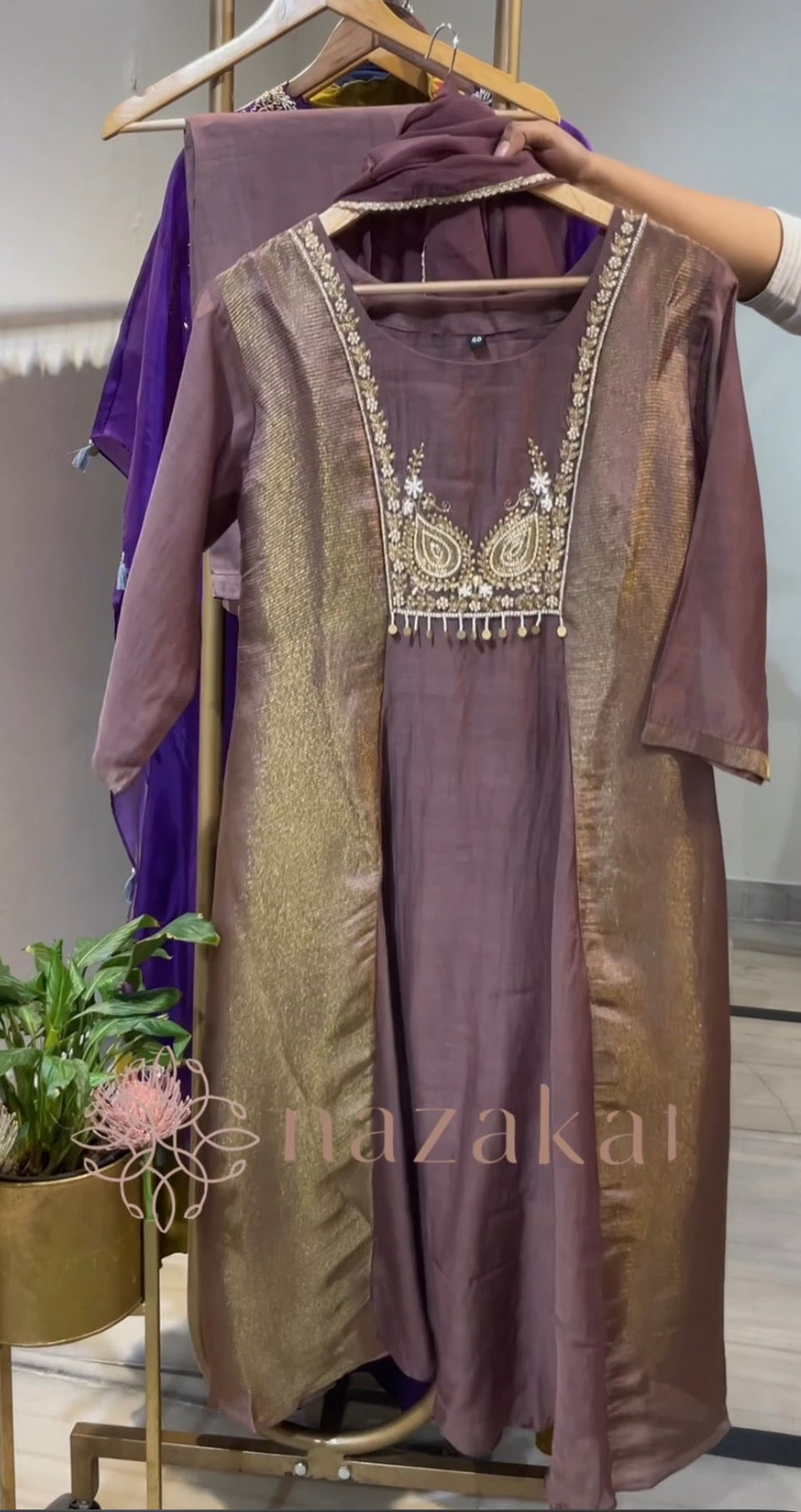 Amaira Mul Chanderi Suit Set