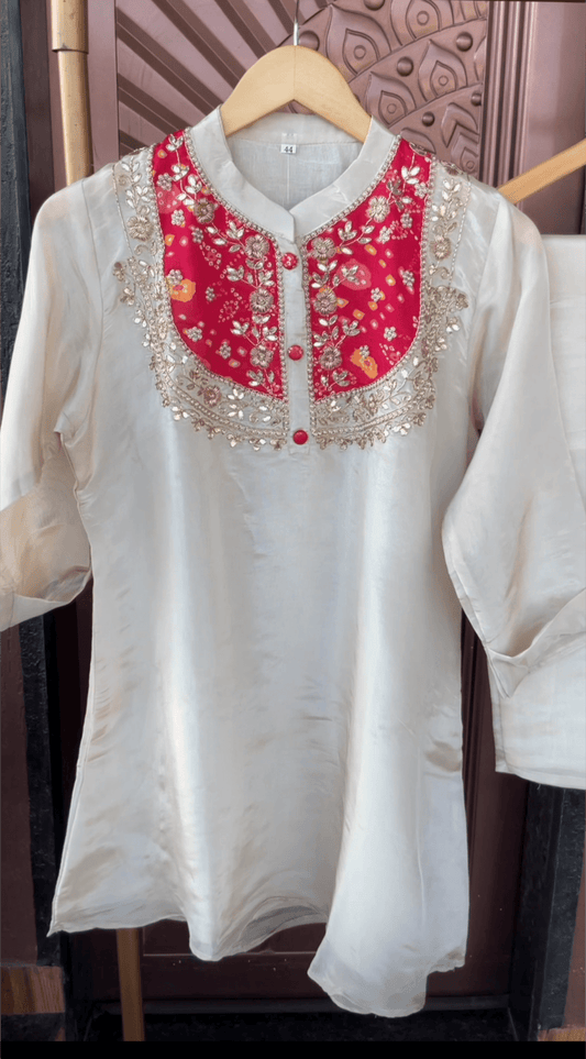 Bandhani Tissue Co - ord Set - nazakatjaipurnazakat_jaipur