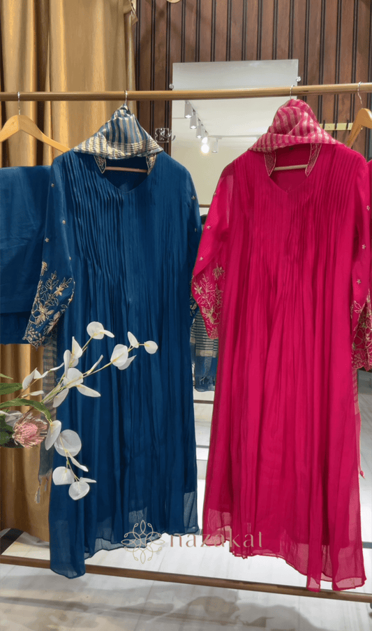 Mul Silk Afreen Suit Set( Plus size on order) - nazakatjaipurnazakat_jaipur