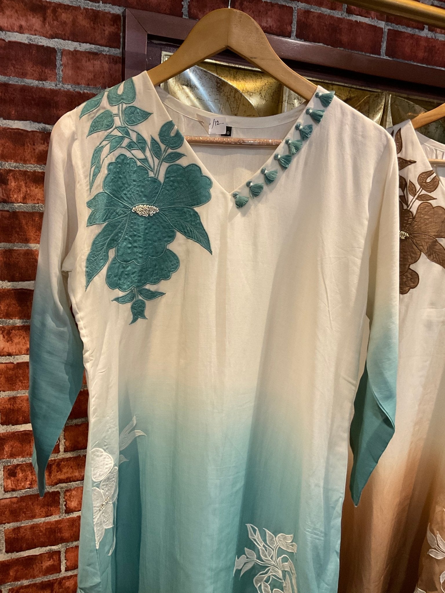 Ombre Mul Chanderi Co - ord set - nazakatjaipurnazakat_jaipur