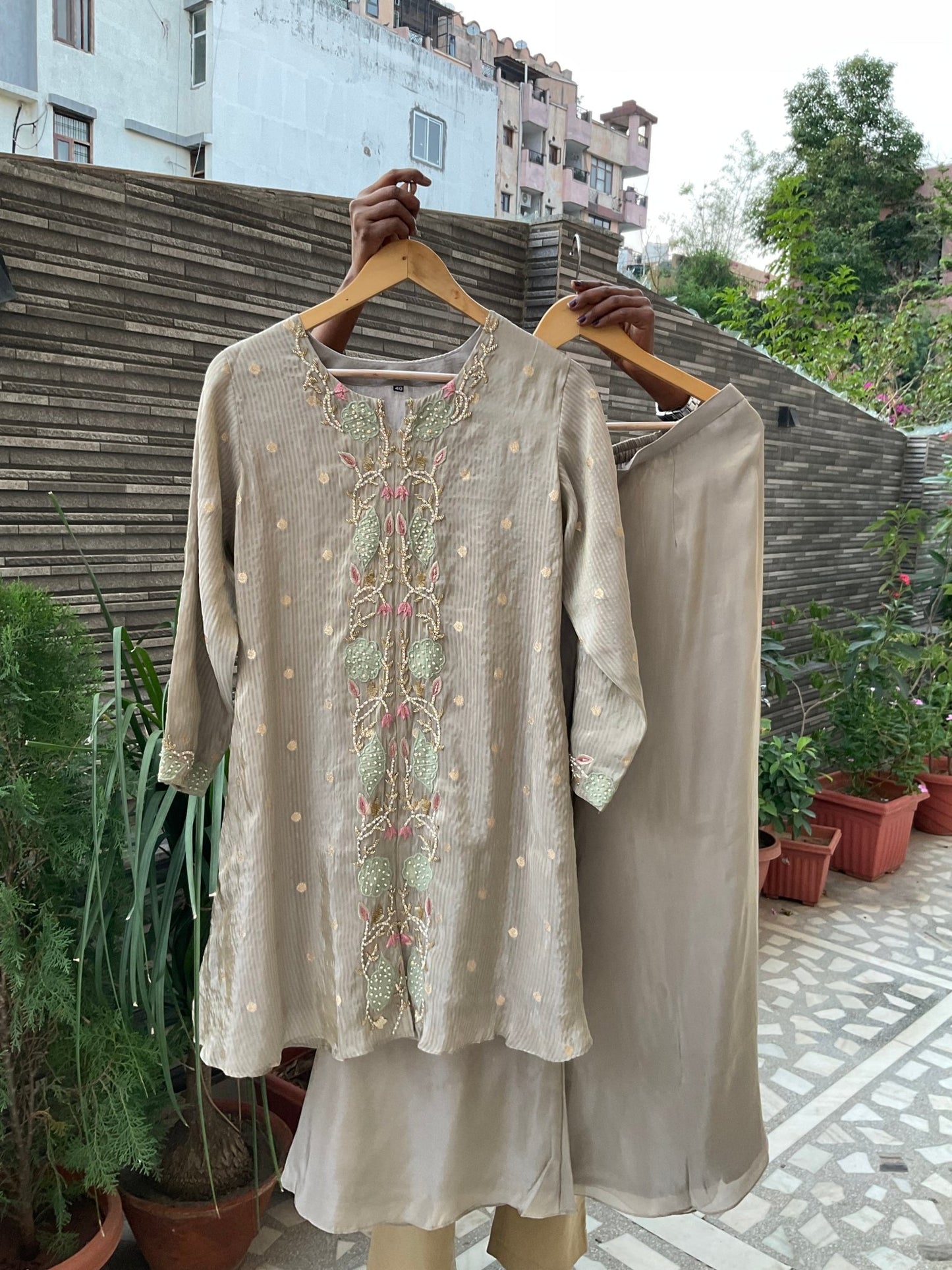 Plus size - Rose Mint Set - nazakatjaipurnazakat_jaipur