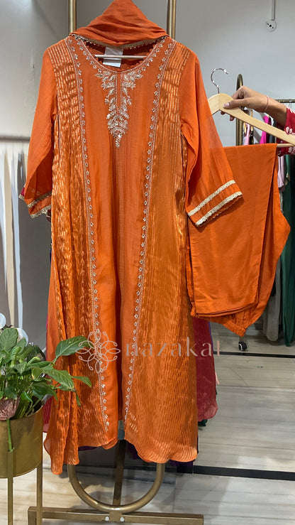 SABA Mul Chanderi Suit Set