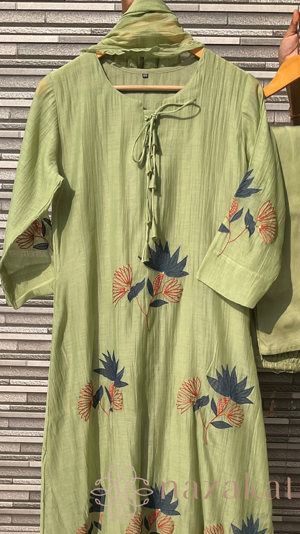 Baani Mul Chanderi Suit Set