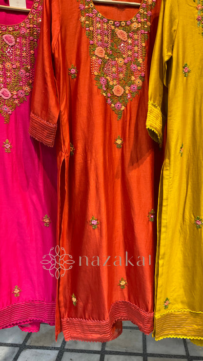 Maira set- Pure Chanderi Suit Set