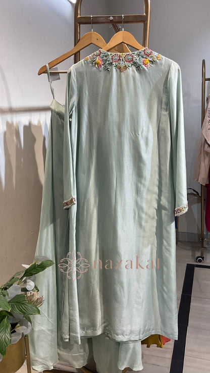 Pastel Kurta Palazzo Set