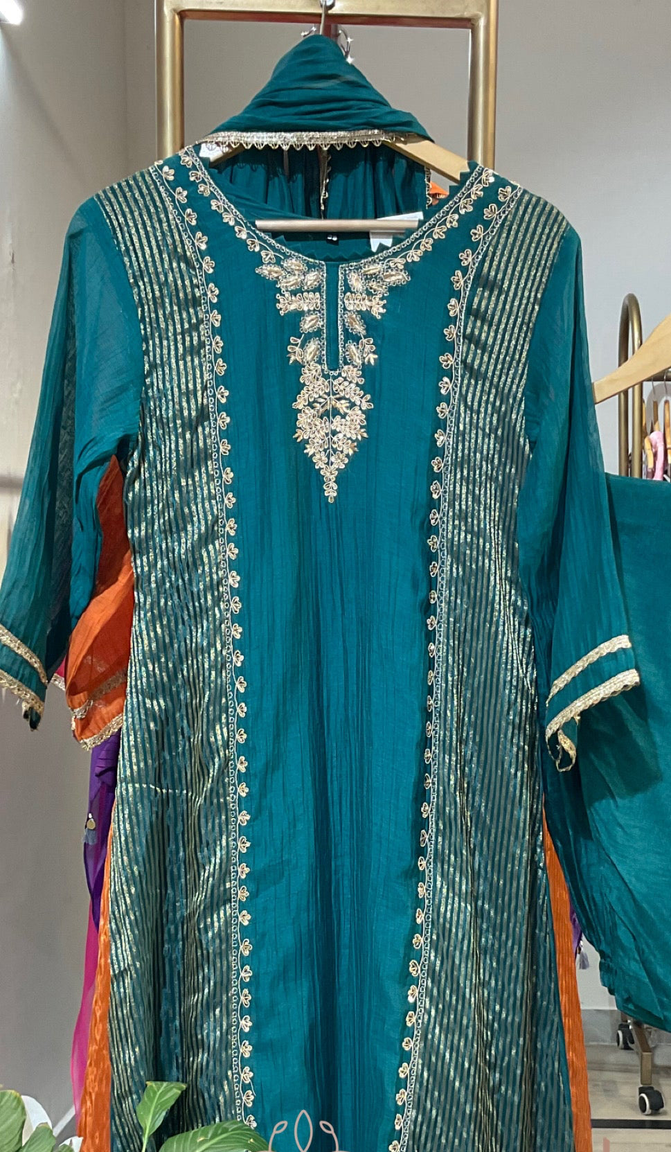 SABA Mul Chanderi Suit Set