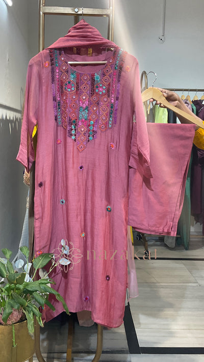 Naira Mul Chanderi Suit Set