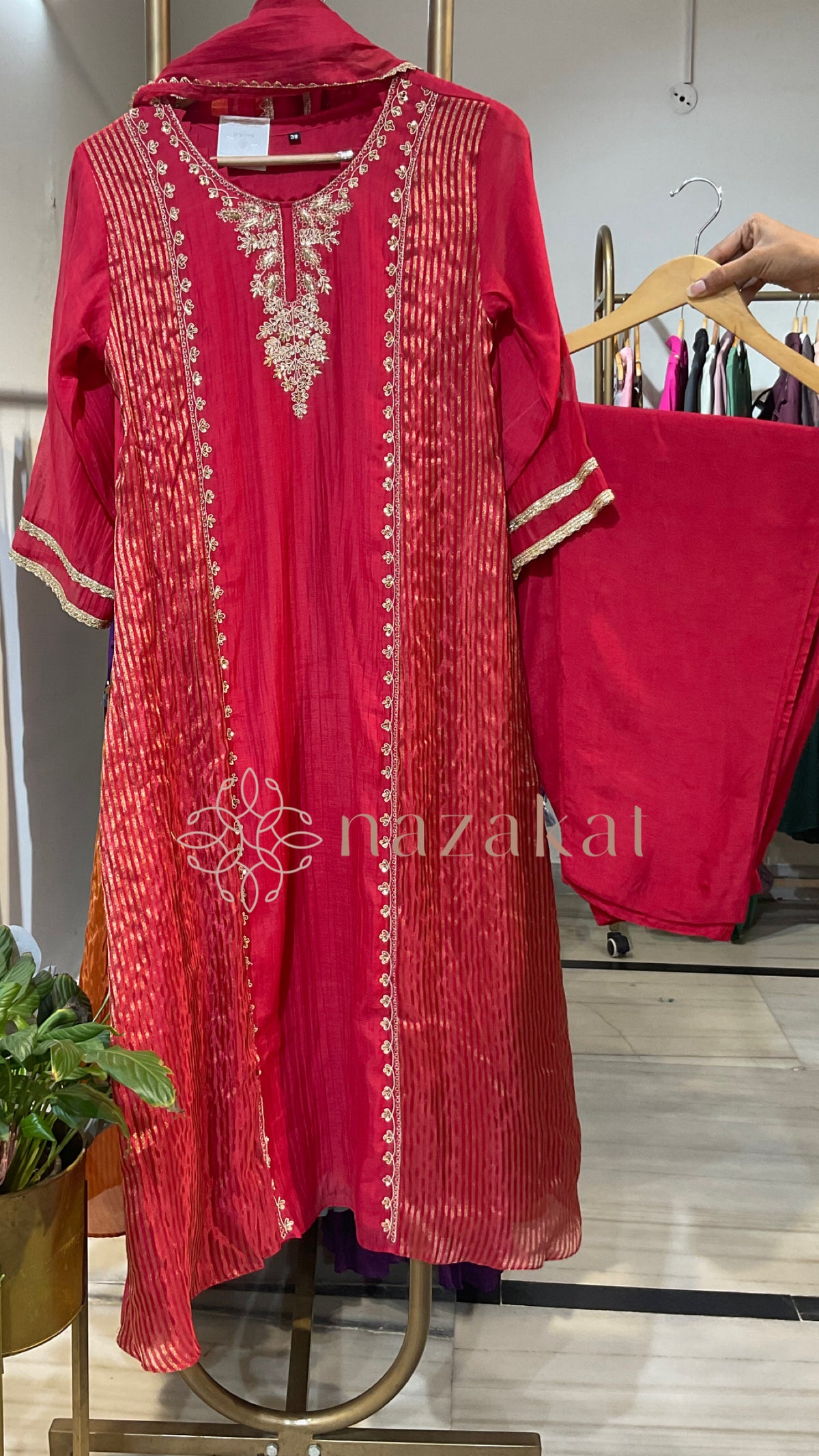 SABA Mul Chanderi Suit Set
