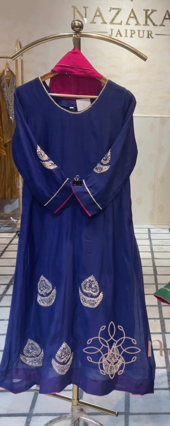 Gulrukh Mul Chanderi suit st