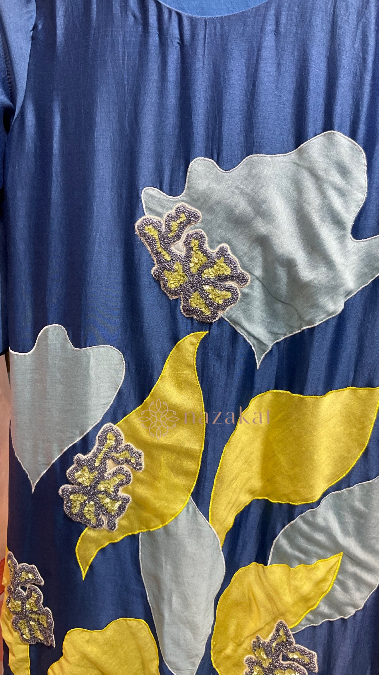Plus Size - Leaf Patchwork Co-ord Set (10-15 days)