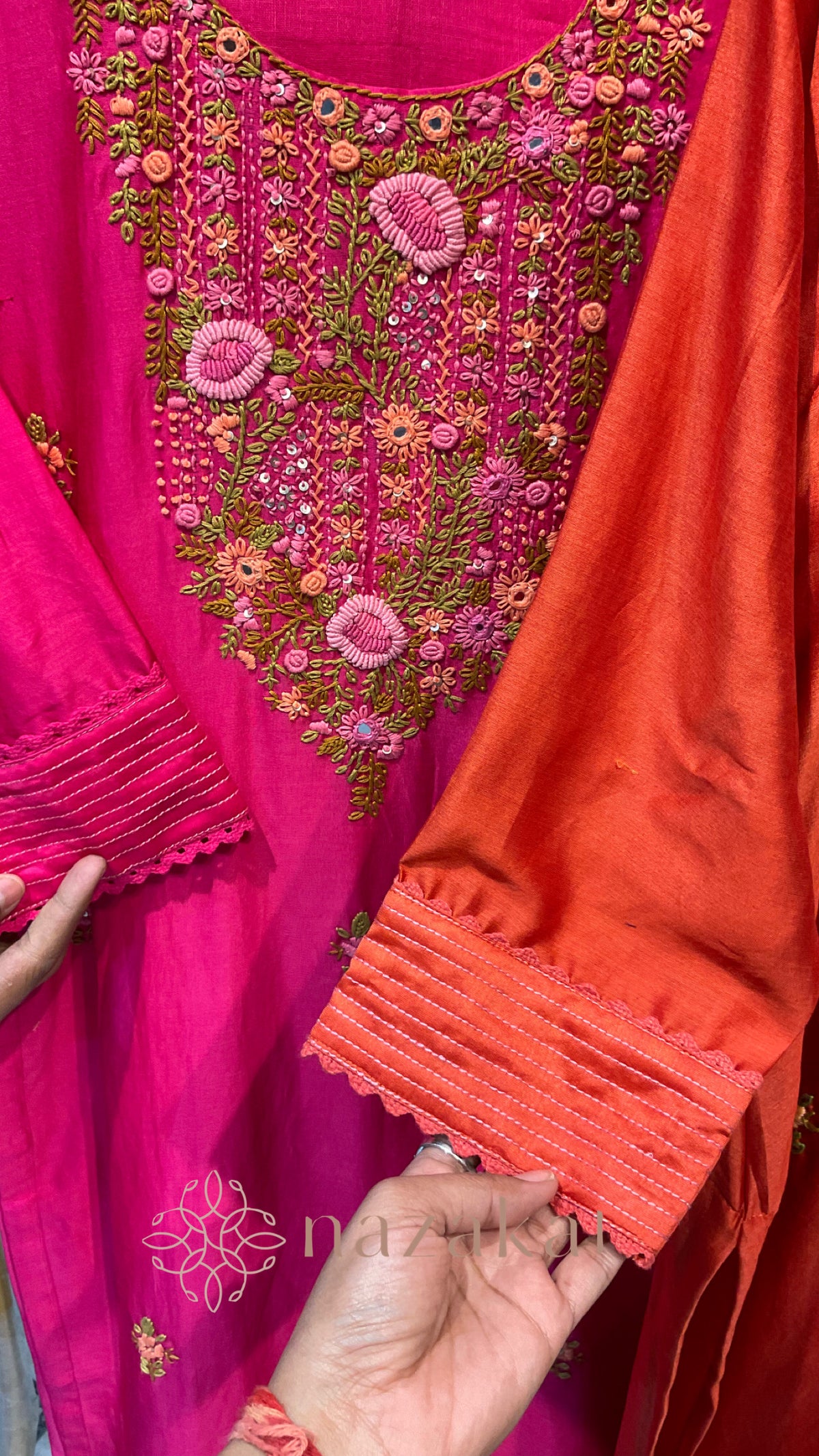 Maira set- Pure Chanderi Suit Set