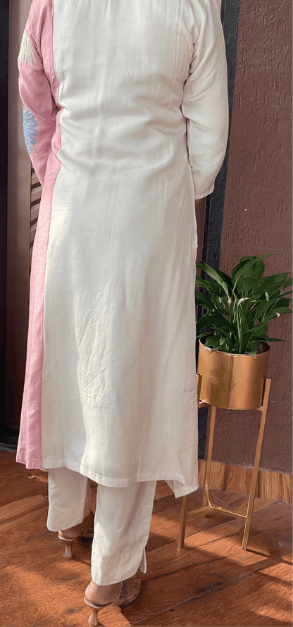 Applique Kurta Pant Set - nazakatjaipurnazakat_jaipur