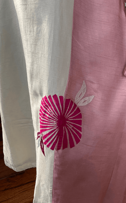 Applique Kurta Pant Set - nazakatjaipurnazakat_jaipur