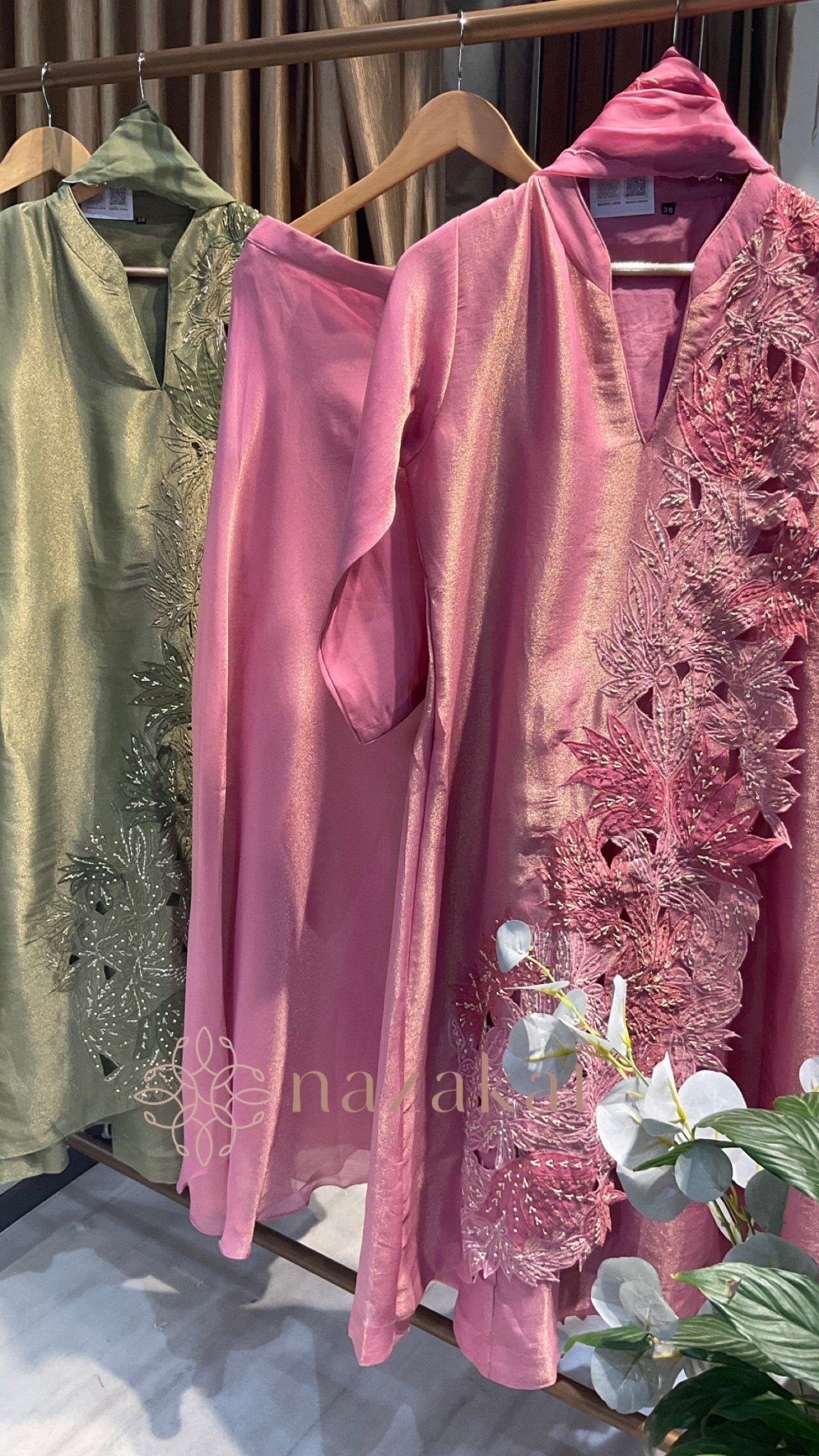 Applique work Kurta Palazzo Set - nazakatjaipurnazakat_jaipur