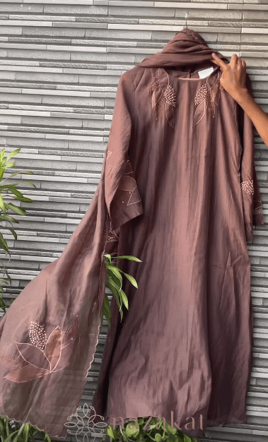 Bell Sleeves Mul Chanderi Suit Set - nazakatjaipurnazakat_jaipur