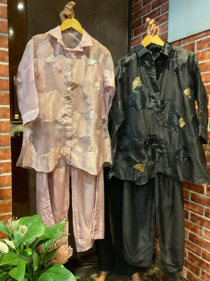 Classic Organza Co - ord Set(3 weeks dispatch time ,plus size available) - nazakatjaipurnazakat_jaipur