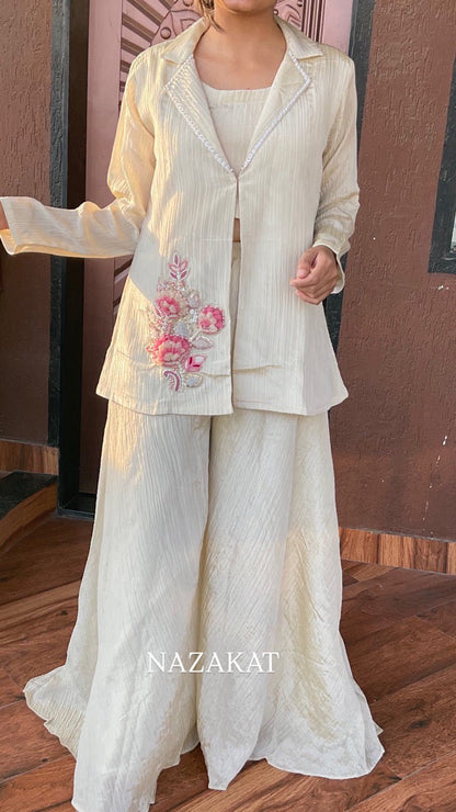 Crush Tissue Co - ord Set - nazakatjaipurnazakat_jaipur