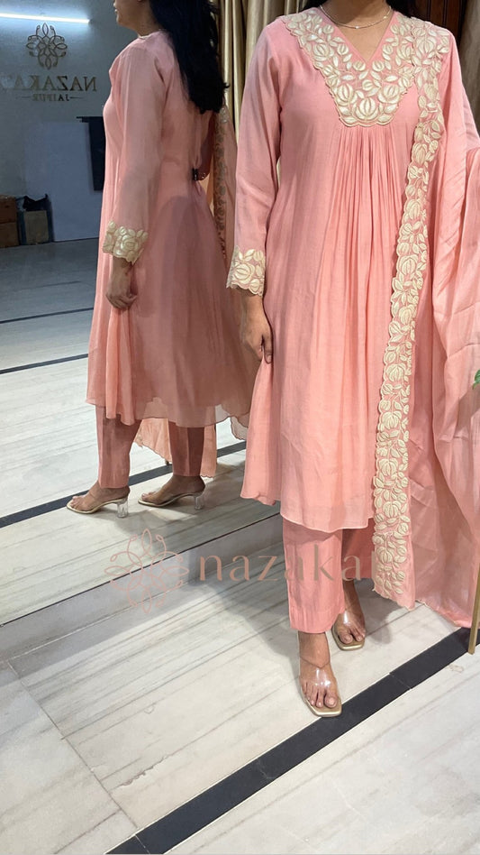 Fiza Mul Chanderi Suit Set - nazakatjaipurnazakat_jaipur