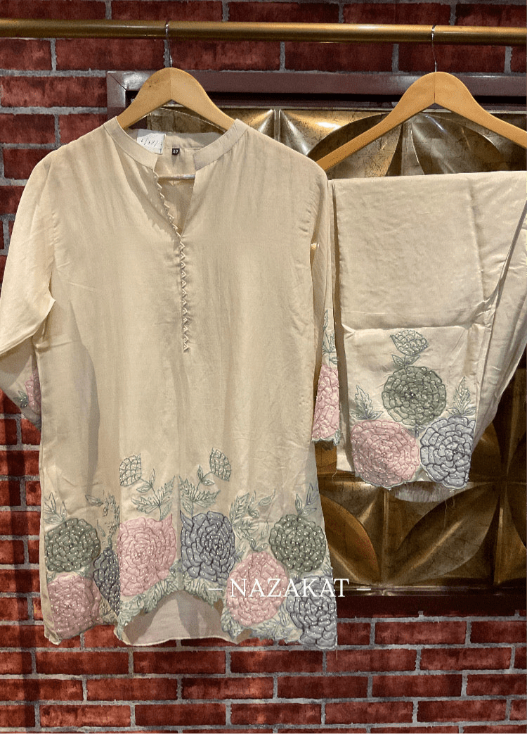 Mul Chanderi Co - ord Set - nazakatjaipurnazakat_jaipur