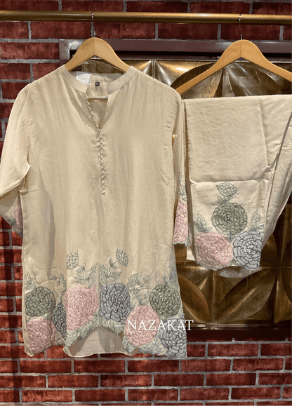 Mul Chanderi Co - ord Set - nazakatjaipurnazakat_jaipur