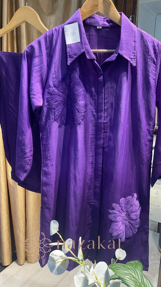 Mul Chanderi Ombre Co - ord Set - nazakatjaipurnazakat_jaipur