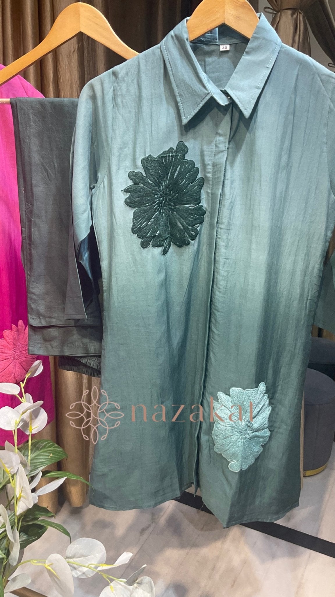 Mul Chanderi Ombre Co - ord Set - nazakatjaipurnazakat_jaipur