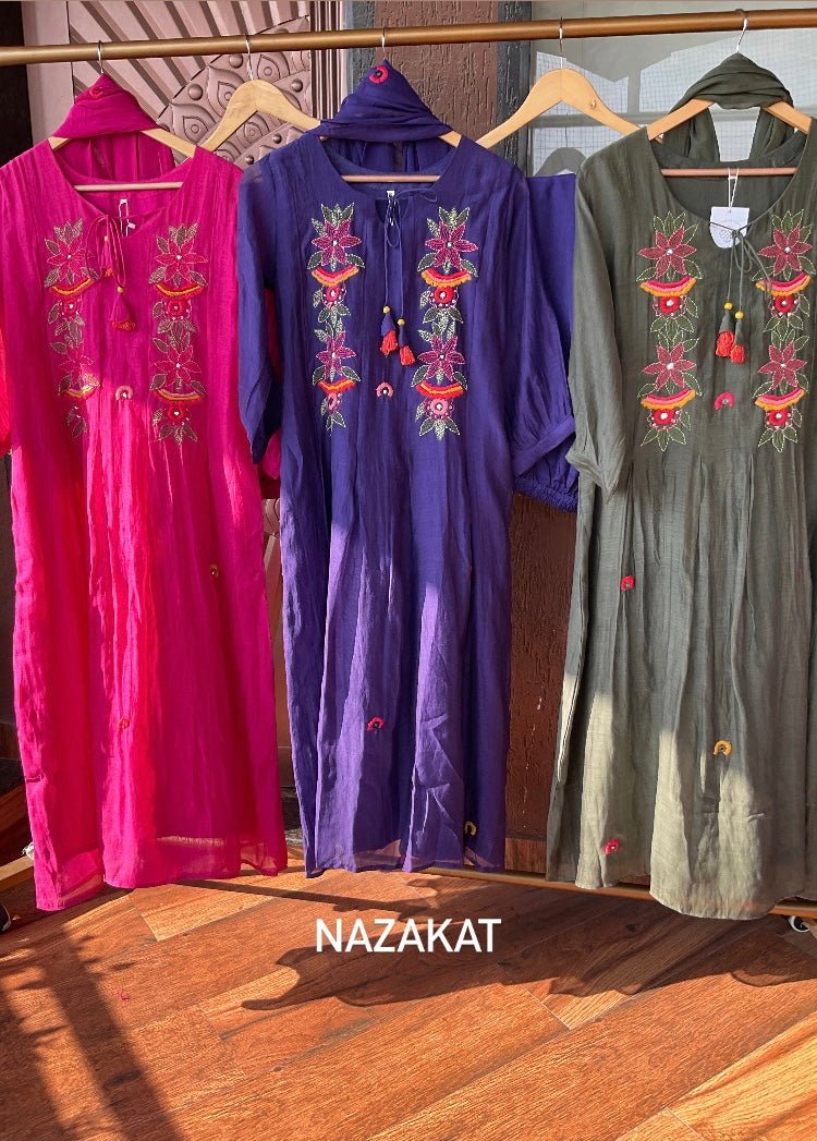 Mul chanderi Suit Set - #nazakatjaipur#nazakat_jaipur