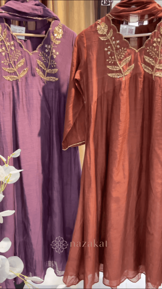 Mul Chanderi Zardozi Suit - nazakatjaipurnazakat_jaipur