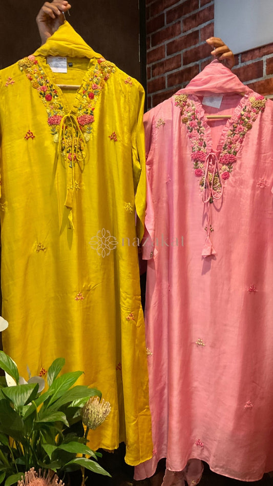 Mulchanderi Embroidery Set - nazakatjaipurnazakat_jaipur