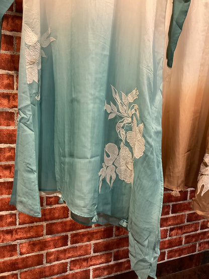 Ombre Mul Chanderi Co - ord set - nazakatjaipurnazakat_jaipur