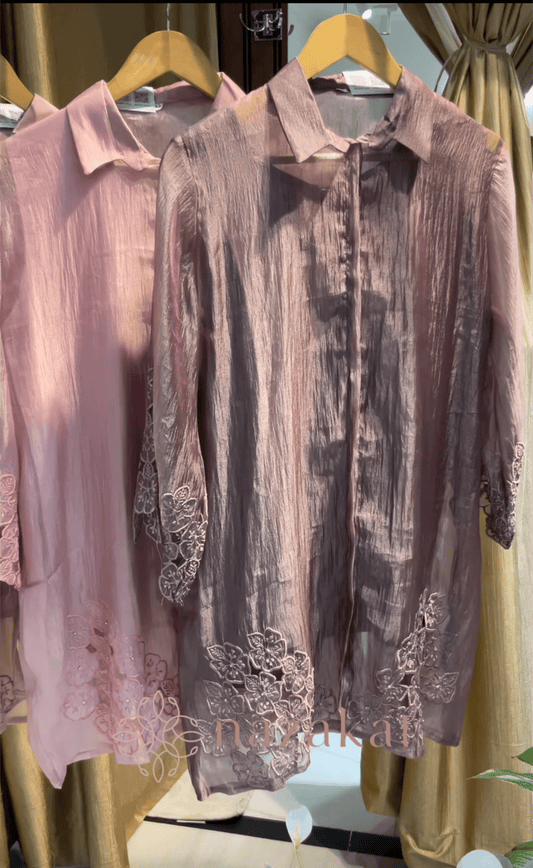 Paper Silk Cut work Co - ord Set - nazakatjaipurnazakat_jaipur