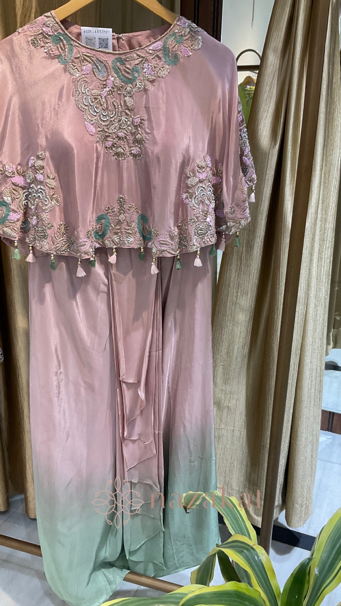 Pastel Ombre Cape & Cowl - nazakatjaipurnazakat_jaipur