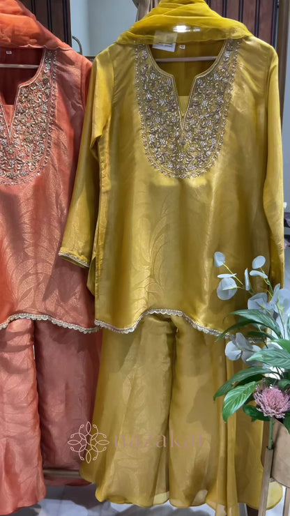 Kanchiwaram Tissue Palazzo Set