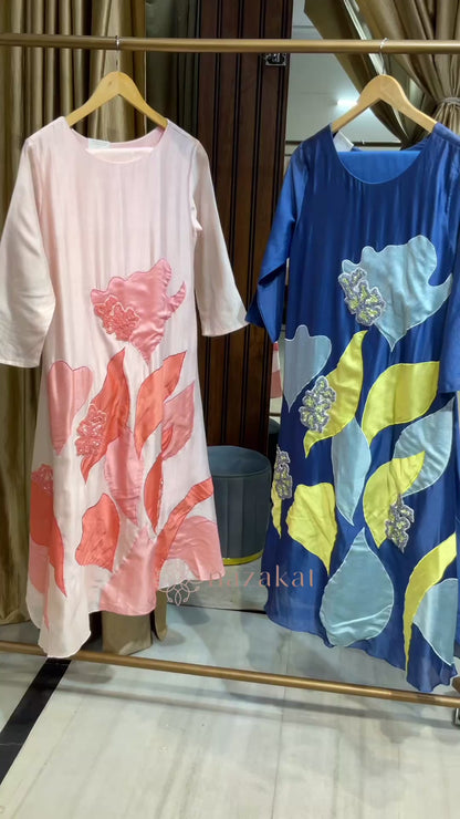 Plus Size - Leaf Patchwork Co-ord Set (10-15 days)
