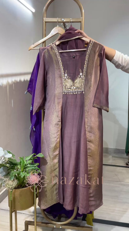 Amaira Mul Chanderi Suit Set