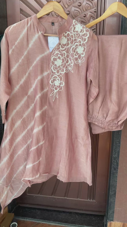 Mul Chanderi Co-ord Set