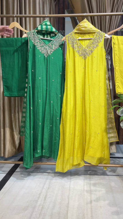 Mehreen Mul Chanderi Suit Set