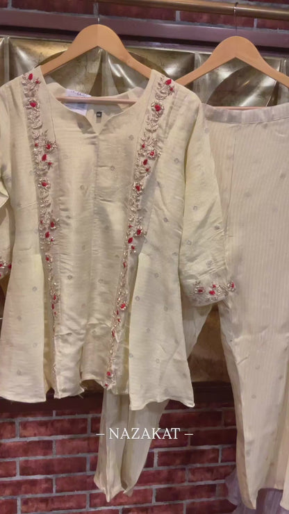 Rust & Ivory Tissue Co-ord Set