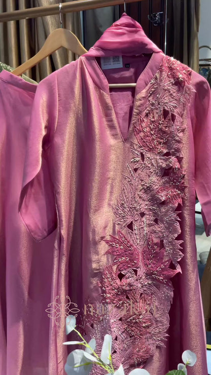 Applique work Kurta Palazzo Set