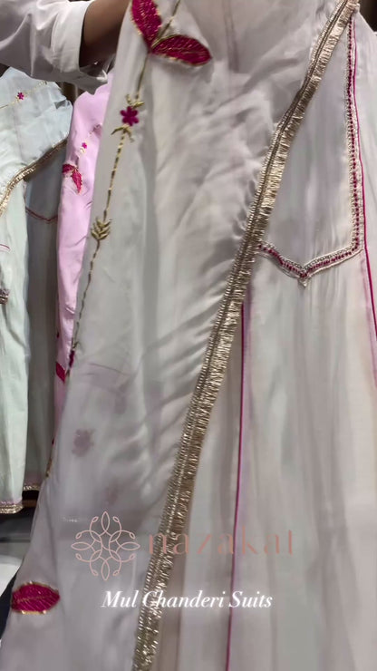 Mul Chanderi - Mul Inaaya Suit Sets
