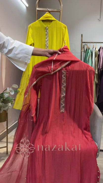 Sadaf Mul CHANDERI Suit Set