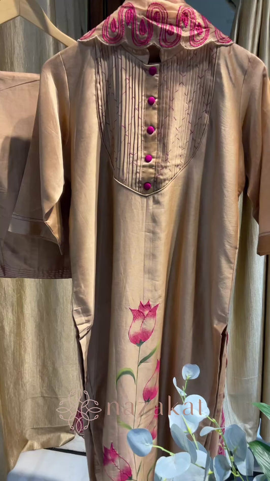 Mul Silk Applique Set