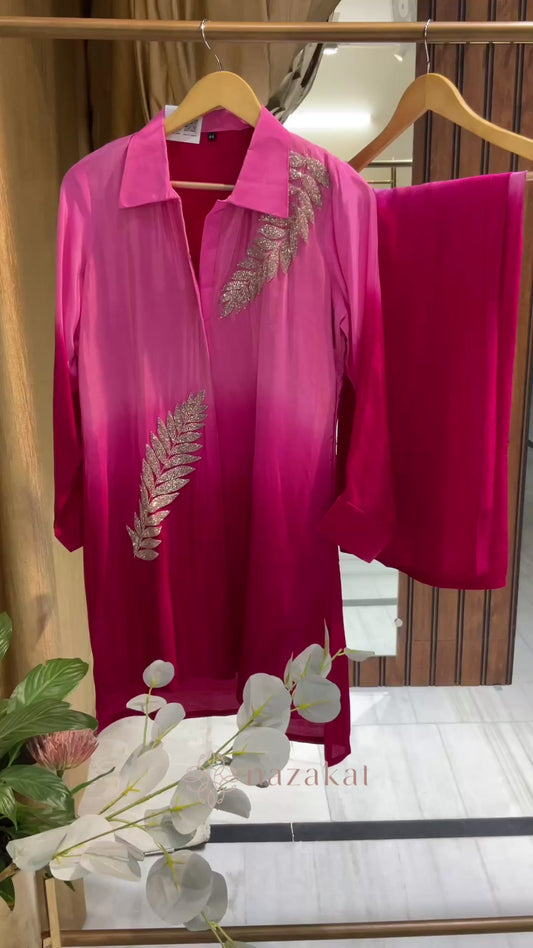 Ombre Crepe Co-ord Set