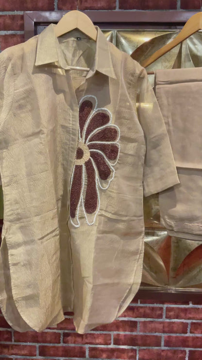 Gold boota Co-ord Set