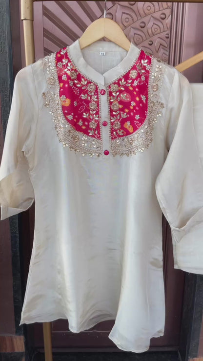 Bandhani Tissue Co-ord Set
