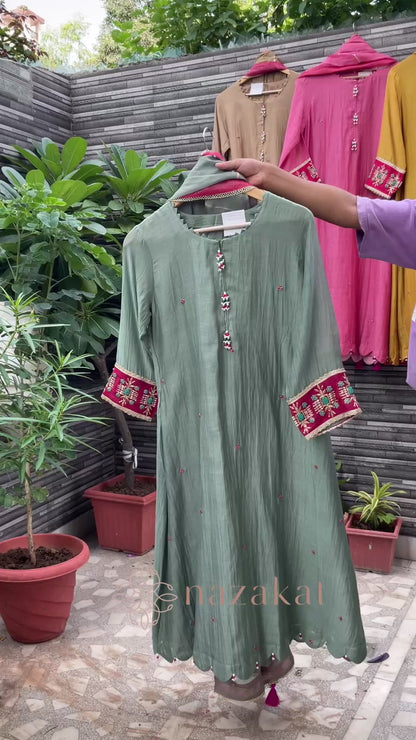 FIZA Mul Chanderi Set