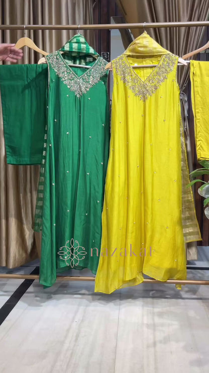 Mehreen Mul Chanderi Suit Set