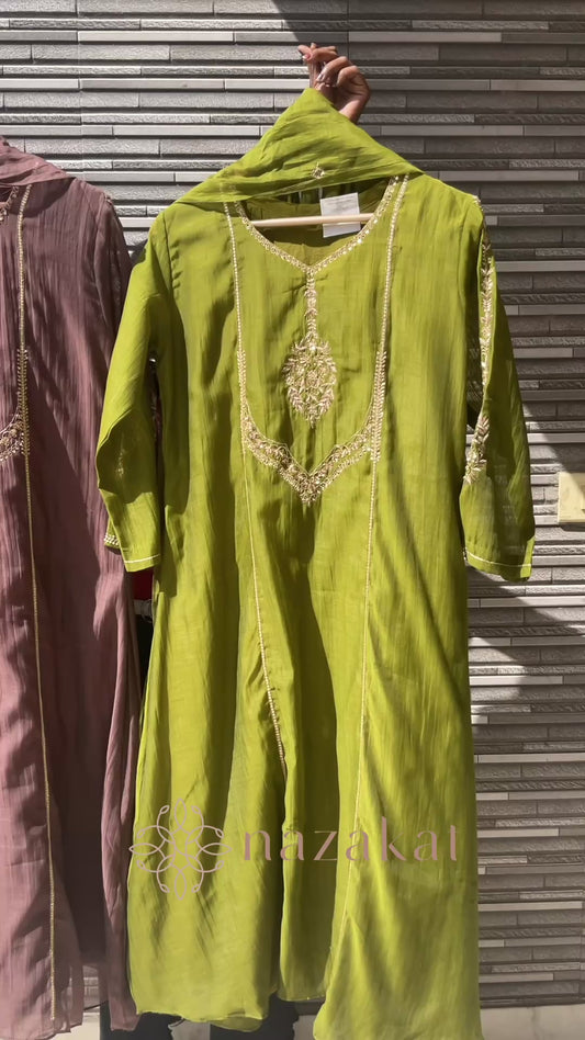 Mul chanderi - Zara Set